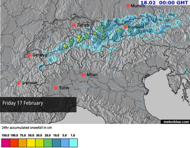 Snow Expected in the North-Eastern Alps | Welove2ski