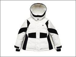 Gucci white down-filled technical ski jacket