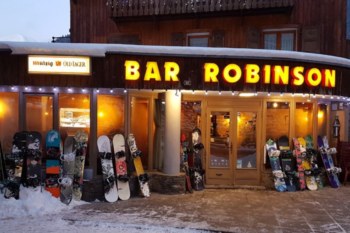 Bar Robinson Morzine après ski