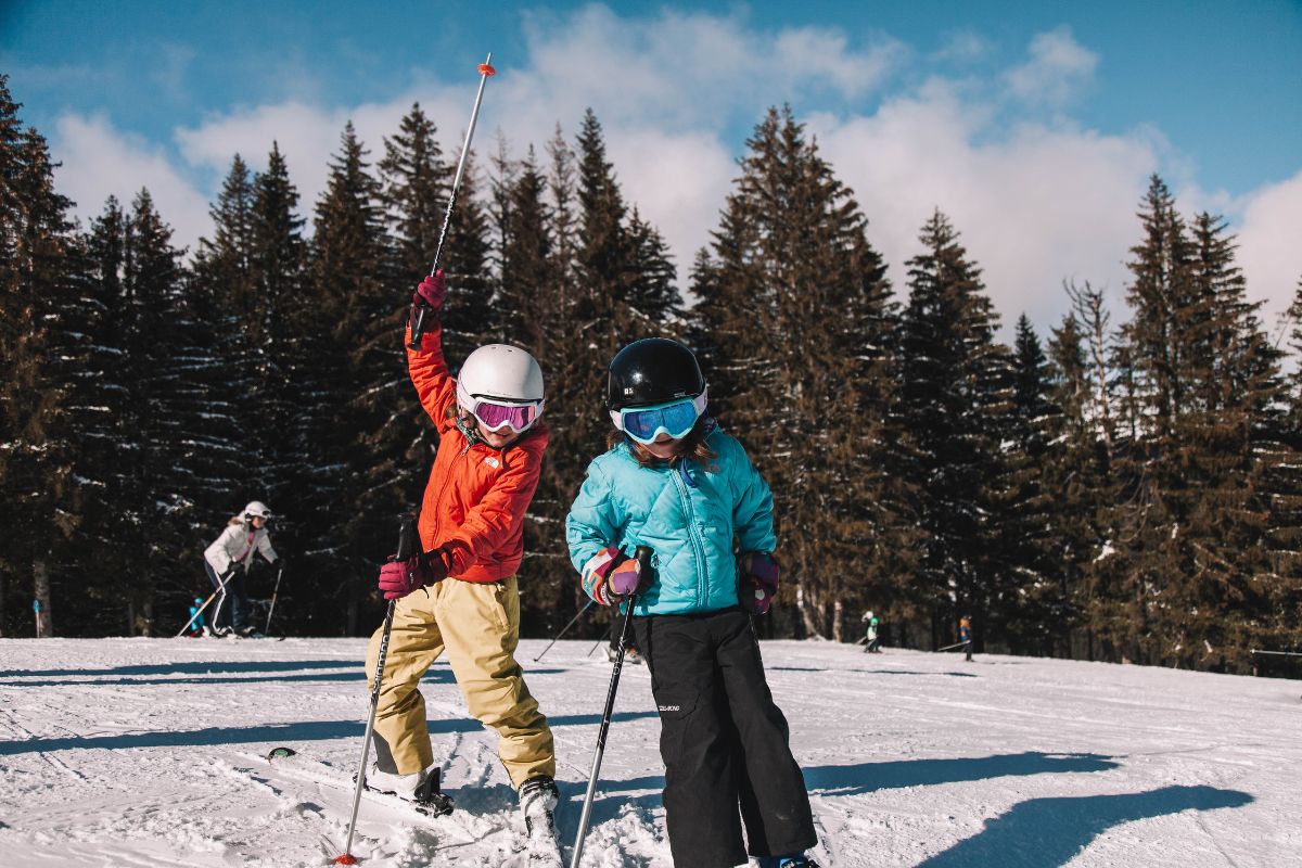 Family-friendly beginner ski area Pleney Morzine