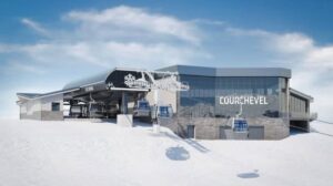 New Courchevel Chenus gondola base station at La Croisette with panoramic glass facade