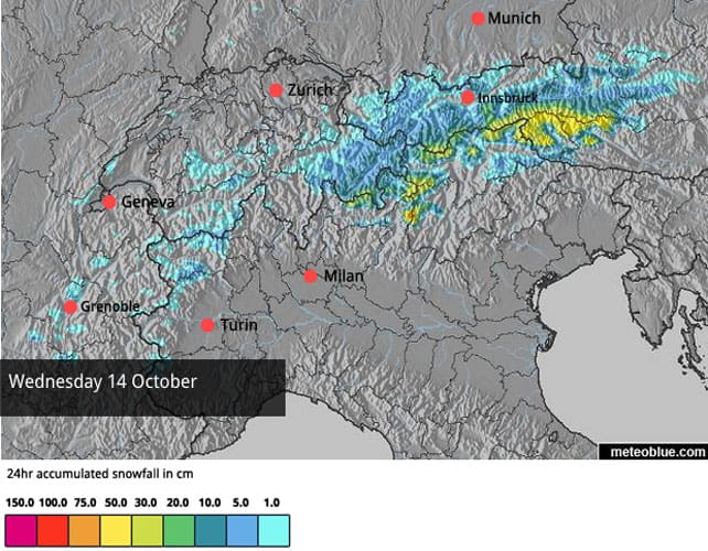 Fresh Snow in the Alps - And More to Come | Welove2ski