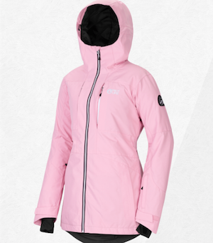 pink ski jumpsuit