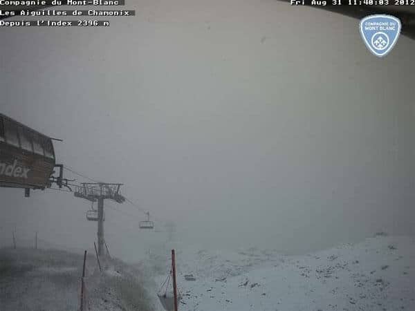 Fresh snow in the Alps, August 31 | Welove2ski