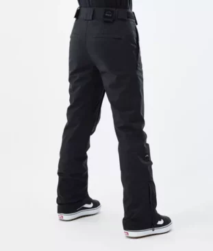 black ski pants product image, worn with black Vans