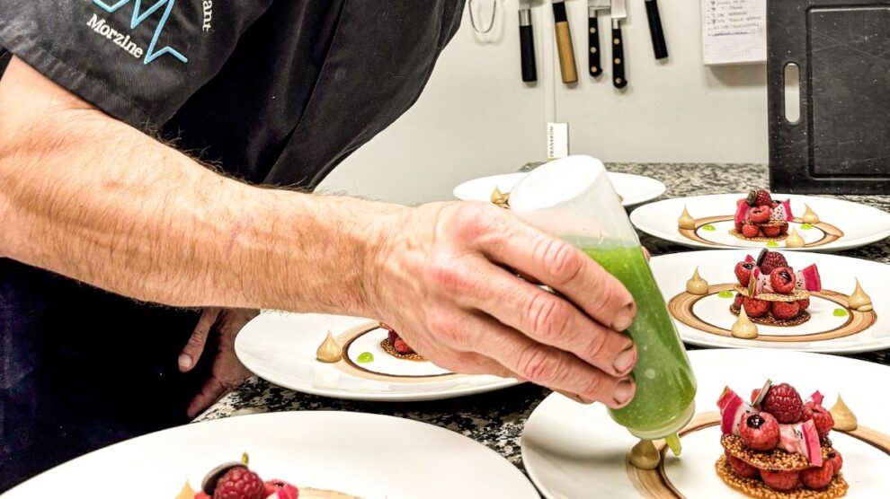 Gastronomic dining Le PasSionNant Morzine Patrick Masson