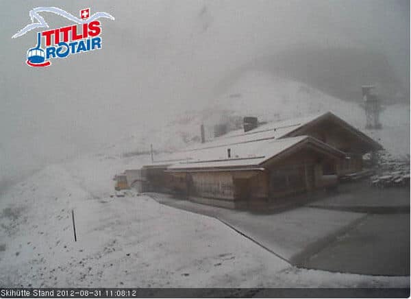 Fresh snow in the Alps, August 31 | Welove2ski