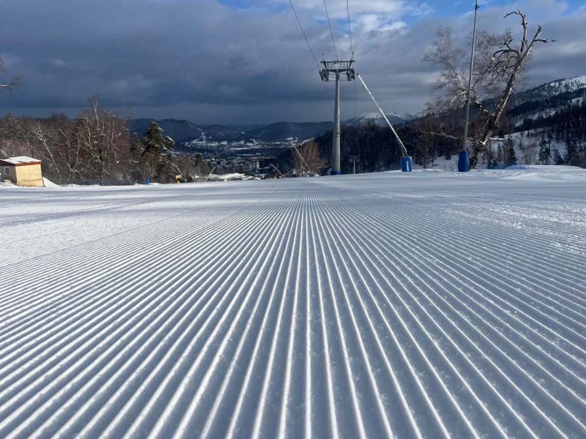 perfect pisted piste corduroy