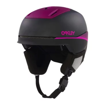 Black and pink Oakley ski helmet