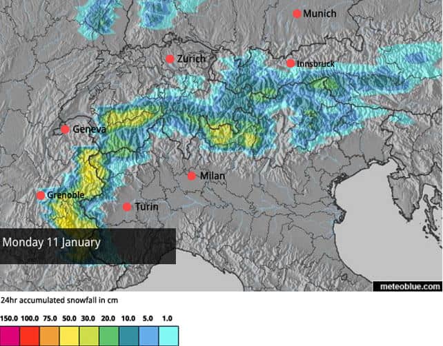 More Heavy Snow in the Alps, But... | Welove2ski