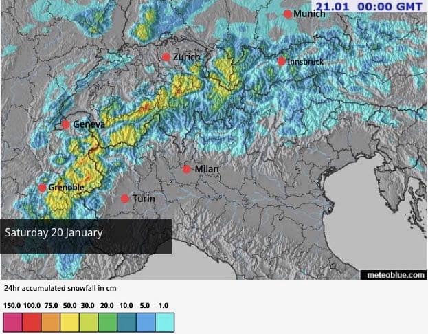 Heavy Snow Likely to Disrupt Travel This Weekend | Welove2ski