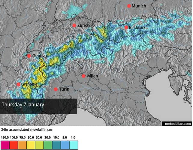 More Heavy Snow in the Alps, But... | Welove2ski