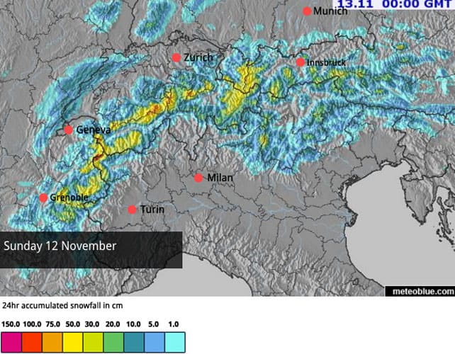 Up to a Metre of Fresh Snow in the Alps | Welove2ski.com