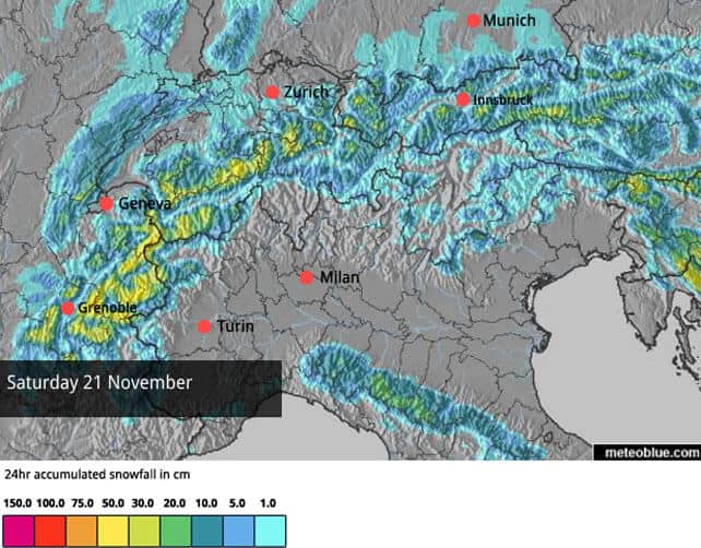 Heavy Snow is Falling in the Alps | Welove2ski