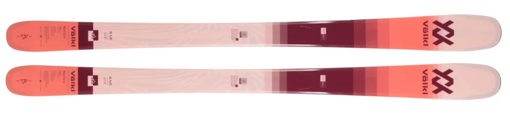 Multi-shaded pink All-Mountain skis, Völkl Blaze 82 W
